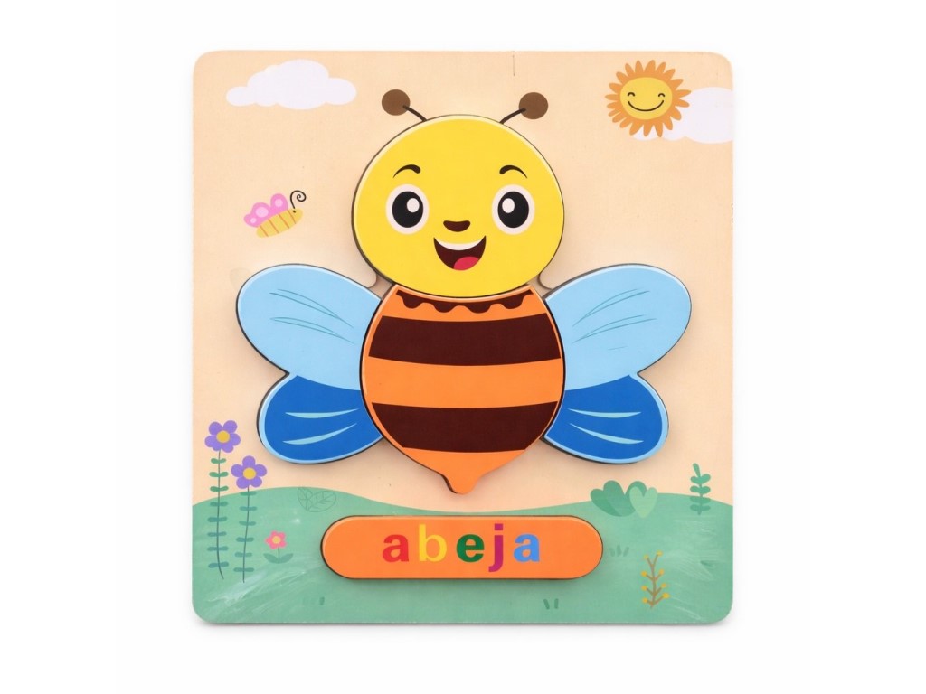 Puzzle dřevěné, 15 x 17,5 cm