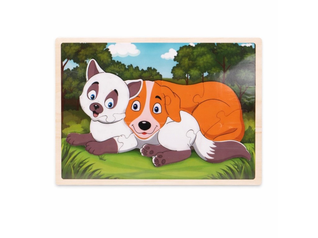 Puzzle zvířátka, 22,5 x 14,5 cm
