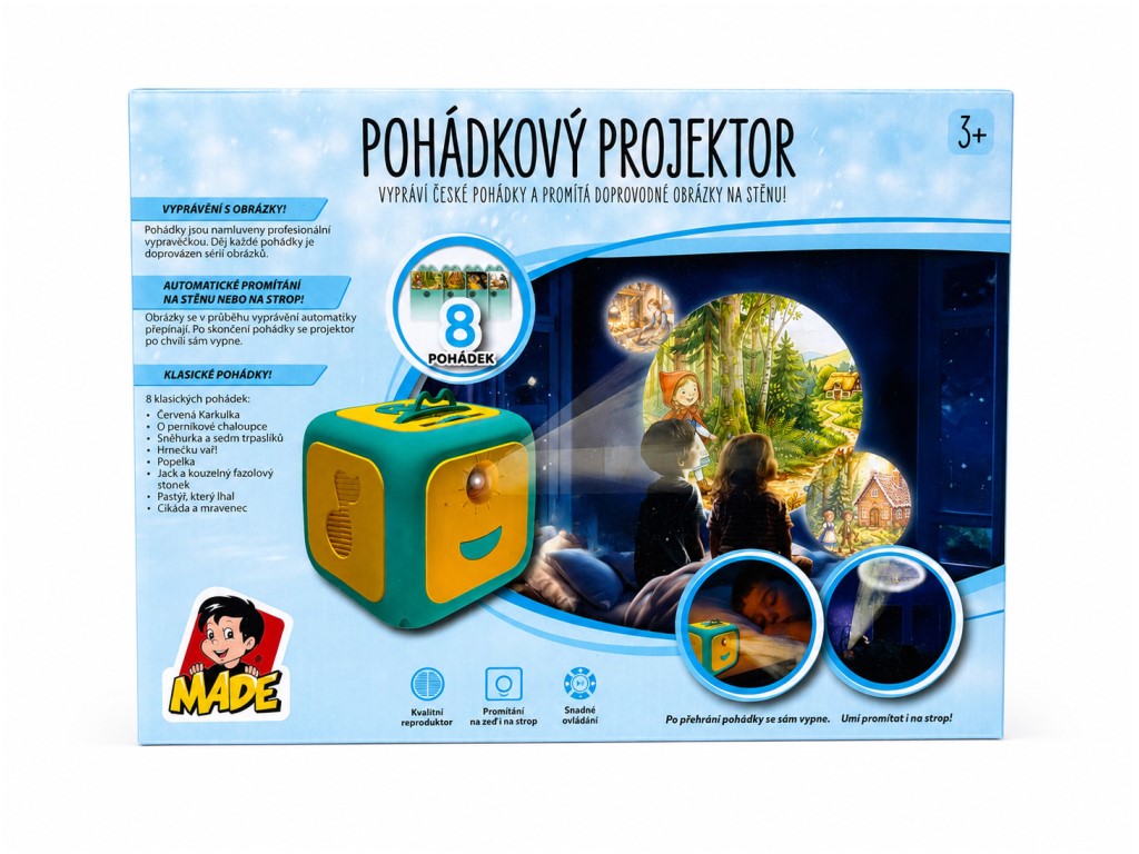 MaDe Projektor s pohádkami CZ