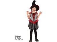 82440 - Kostým na karneval - Čarodějnice s kloboukem, 110-120 cm