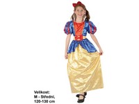 86075 - Kostým na karneval - Sněhurka,120 - 130 cm