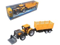 92173 - Traktor s vlečkou, zpětný chod, 5 x 22 x 5 cm