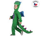 01006 - Šaty na karneval - dinosaurus,  92-104 cm