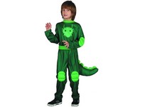 01818 - Šaty na karneval - krokodýl, 130-140 cm