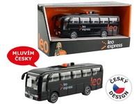 MaDe Autobus Leo express, s hlášením řidiče a posádky