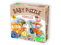 04068 - DTOYS Puzzle Baby - dopravní prostředky ,4 ks