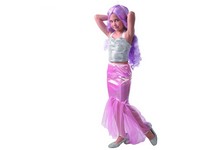09138 - Šaty na karneval - mořská panna,  110 - 120 cm