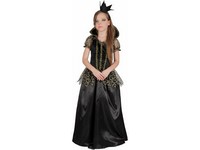 09202 - Šaty na karneval - zlá královna, 120 - 130  cm