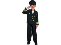 09378 - Šaty na karneval - pilot, 110 - 120 cm