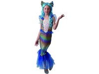 09434 - Šaty na karneval - mořská panna, 130 - 140  cm