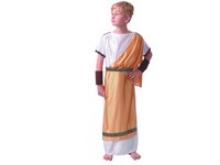 09534 - Šaty na karneval - řecký bůh, 110 - 120 cm