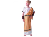 09535 - Šaty na karneval - řecký bůh, 120 - 130 cm