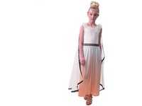 09537 - Šaty na karneval - řecká bohyně, 110 - 120 cm