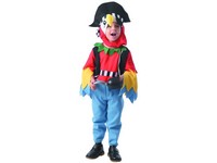 09722 - Šaty na karneval - papoušek, 92 - 104 cm