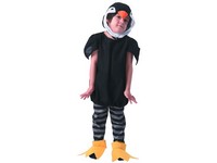 09729 - Šaty na karneval - tučňák, 80 -92 cm
