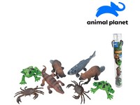 07554 - Zvířátka v tubě - říční, 8 - 12 cm, mobilní aplikace pro zobrazení zvířátek, 8 ks