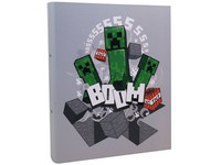 12621 - Pořadač Minecraft A4, šedý