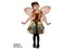 86164 - Kostým na karneval - Motýlí víla,  92 -104 cm