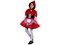 95556 - Šaty na karneval - Červená karkulka, 130-140 cm