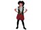 03934 - Šaty na karneval - pirátka, 110-120 cm