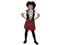 03935 - Šaty na karneval - pirátka, 120-130 cm