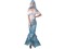 09123 - Šaty na karneval - sukně mořská panna. S (38-40)