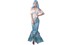 09124 - Šaty na karneval -  sukně mořská panna. M (42 - 44)