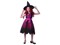 09192 - Šaty na karneval - čarodějnice, 110 - 120 cm