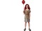 09301 - Šaty na karneval -  strašidelný klaun,  120 - 130  cm