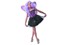 09467 - Šaty na karneval - motýl, 130 - 140  cm