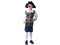 09585 - Šaty na karneval - pirát, 110 - 120 cm