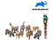 07544 - Zvířátka v tubě - safari, mobilní aplikace pro zobrazení zvířátek, 5 - 7 cm, 8 ks