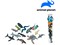 07548 - Zvířátka v tubě - mořská, 5 - 12 cm, mobilní aplikace pro zobrazení zvířátek, 13 ks