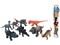 07552 - Zvířátka v tubě - dinosauři, 6 - 11 cm, mobilní aplikace pro zobrazení zvířátek, 8 ks