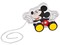 12254 - Mickey se šňůrkou na natažení, 18 x 6,5 x 16 cm
