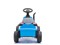 12390 - Traktor s vlečkou, na baterie, 106 x 40,5 x 48,5 cm