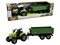 15368 - Traktor s vlečkou, volná kola, 27,5 x 6 x 6 cm