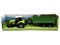 15368 - Traktor s vlečkou, volná kola, 27,5 x 6 x 6 cm