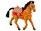 15692 - Kůň se sedlem, 13 x 11 x 3 cm