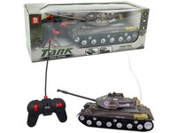 Tank vojenský na dálkové ovládání, světlo, zvuk, 11,5 x 29,5 cm