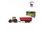 07211 - Traktor s přívěsem, se zvukem a světlem, 12,5 x 34,5 cm