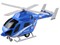07633 - MADE Vrtulník policejní na setrvačník, na baterie se světlem a zvukem, 20 cm